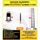 Escalera telescópica Woerther gama GRAFITEK 4m 40 - Pack 3