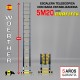 Escalera telescópica Woerther gama GRAFITEK 5m 20