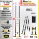 SCALERA DE TIJERA TELESC&Oacute;PICA WOERTHER 5M60 GRAFITEK - PACK 2