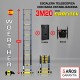  Escalera telescópica Woerther gama GRAFITEK 3m 20 - Pack 4
