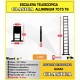 Escalera telescópica Woerther gama clásica 4m 40 - Pack 3