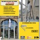 ESCALERA DE TIJERA TELESCÓPICA 4,4M CLASSICA + PLATAFORMA