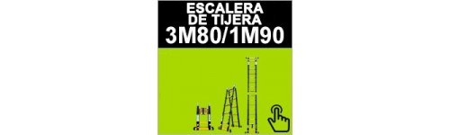 ESCALERA DE TIJERA 3M80