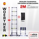 Escalera telescópica Woerther gama clásica 2m - Pack 1