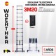 Escalera telescópica Woerther gama clásica 2m - Pack 1