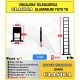 Escalera telescópica Woerther gama clásica 3m 20 - Pack 3